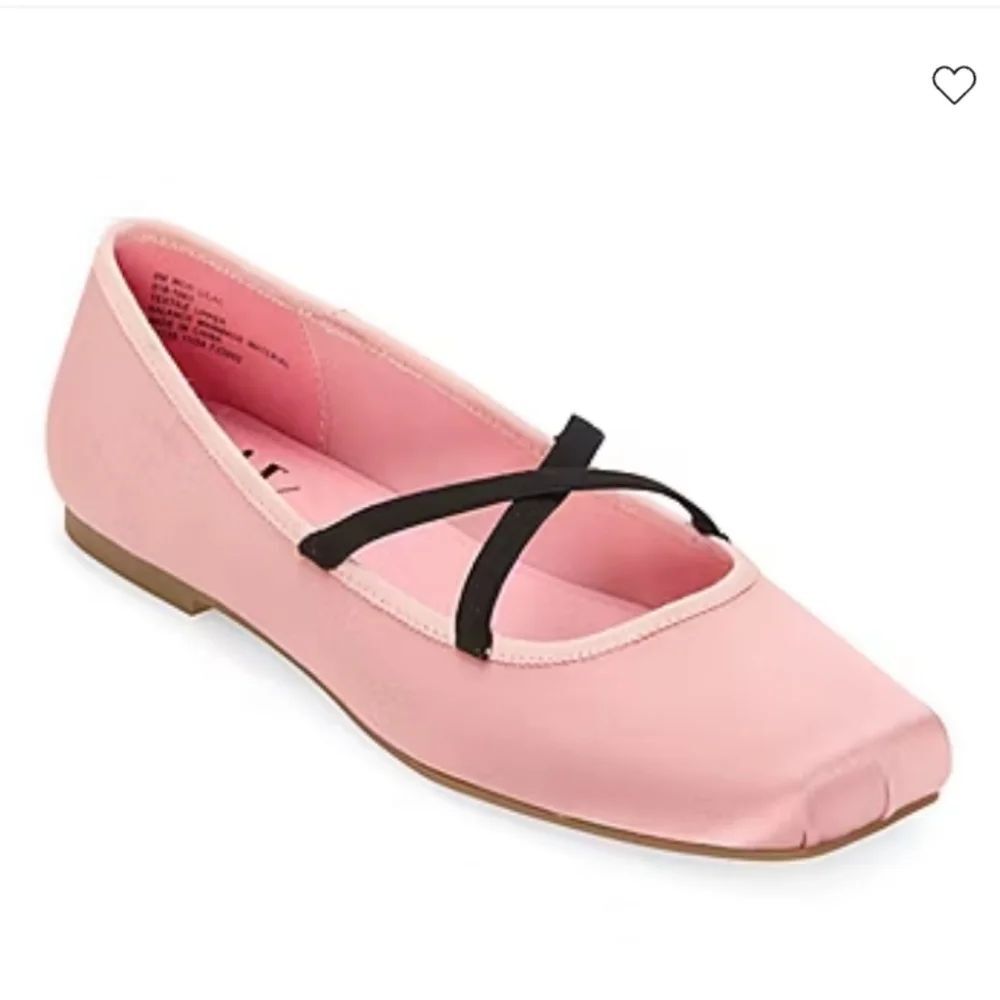 BRAND NEW WORTHINGTON LILAC WOMENS SQUARE CLOSED YOE BALLET FLATS
